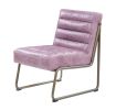 ACME Loria Accent Chair in Wisteria Top Grain Leather AC00657